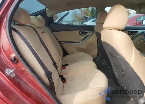 2013 Hyundai Elantra Gls z USA, uszkodzony, nr VIN 5NPDH4AE7DH388672